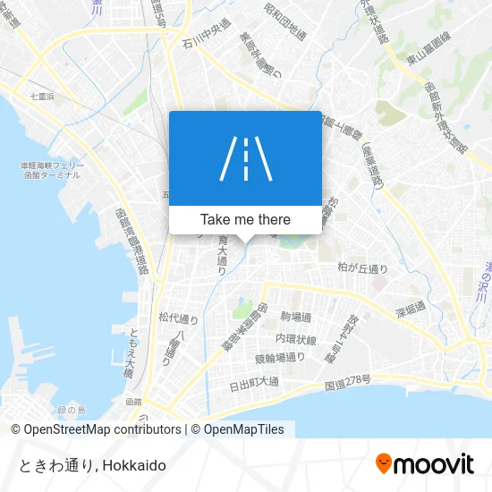 Tokiwa Street map