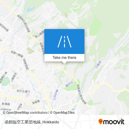 函館臨空工業団地線 map