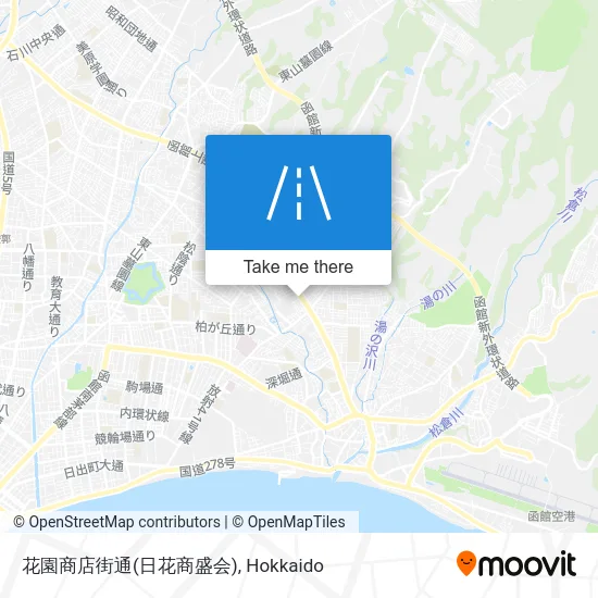 Hanazono Shopping Street map