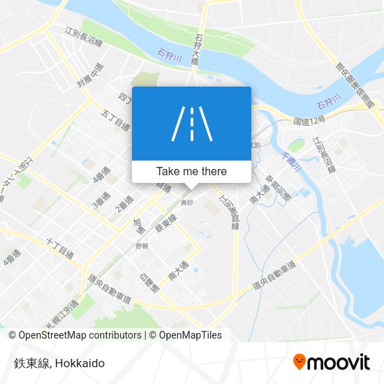 鉄東線 map
