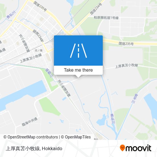 上厚真苫小牧線 map