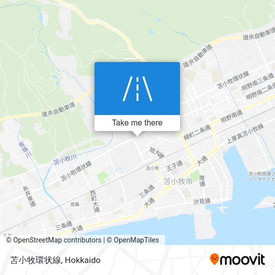 苫小牧環状線 map