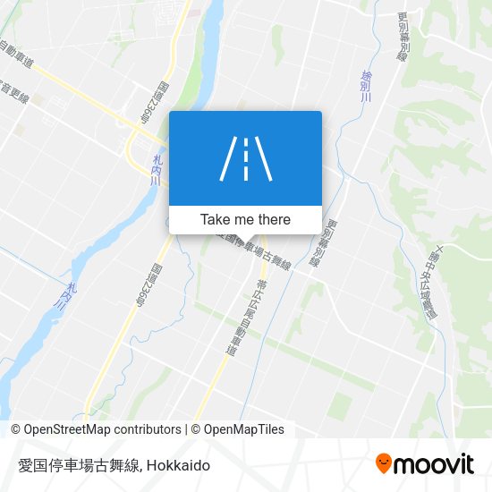 愛国停車場古舞線 map