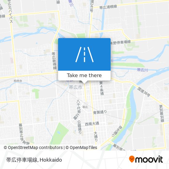 帯広停車場線 map