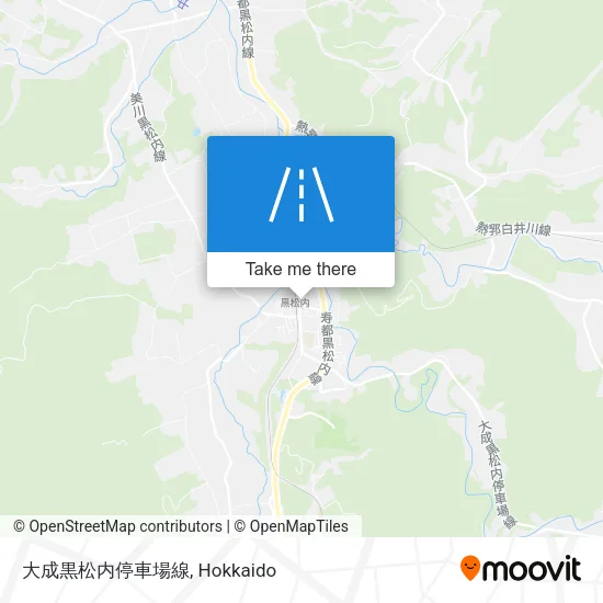 大成黒松内停車場線 map