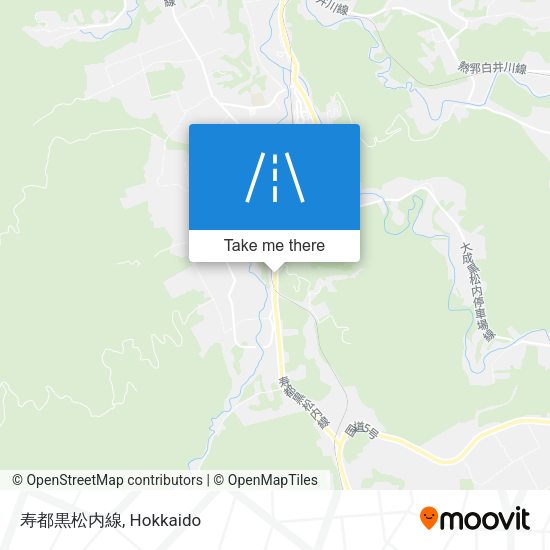 寿都黒松内線 map