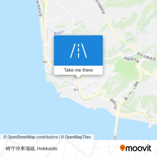 崎守停車場線 map