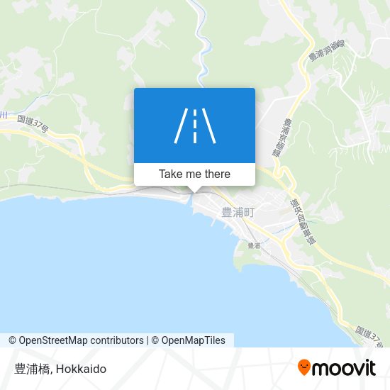 豊浦橋 map