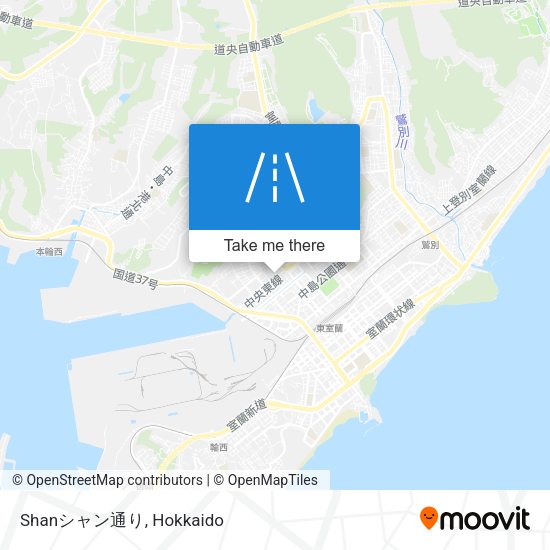 Shanシャン通り map