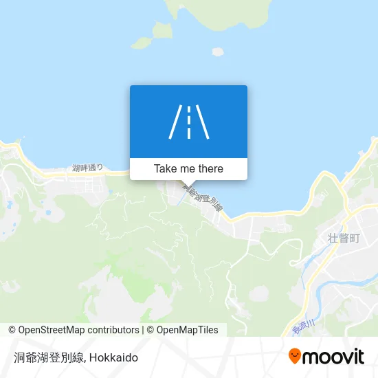 Toyako Noboribetsu Line map