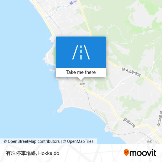 有珠停車場線 map