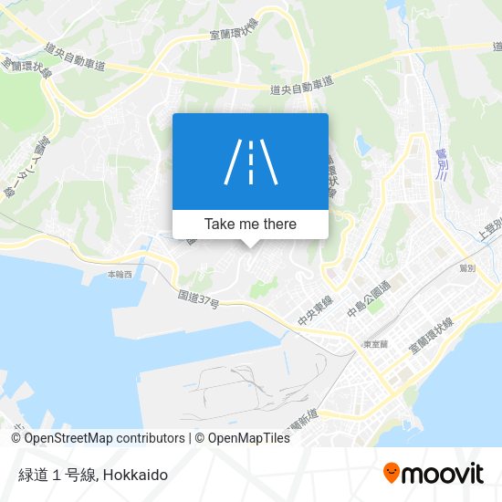 緑道１号線 map