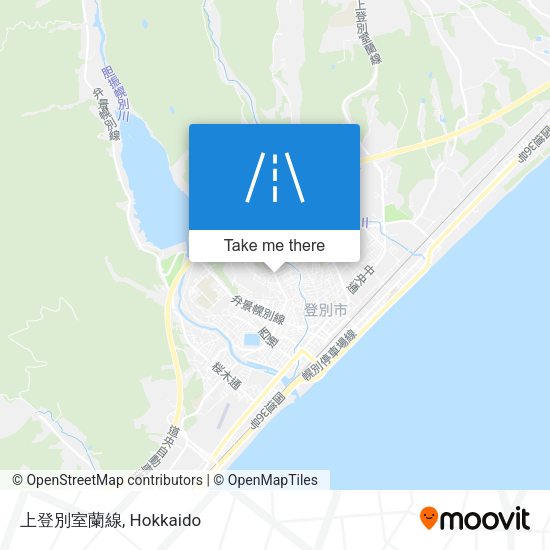上登別室蘭線 map