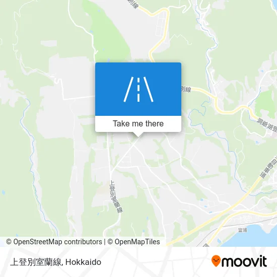 Upper Noboribetsu Muroran Line map