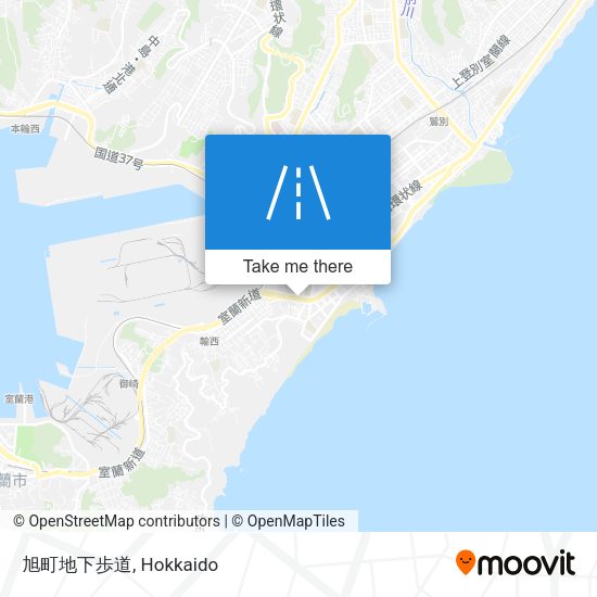 旭町地下歩道 map
