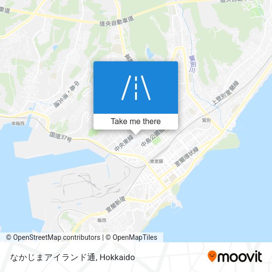 なかじまアイランド通 map