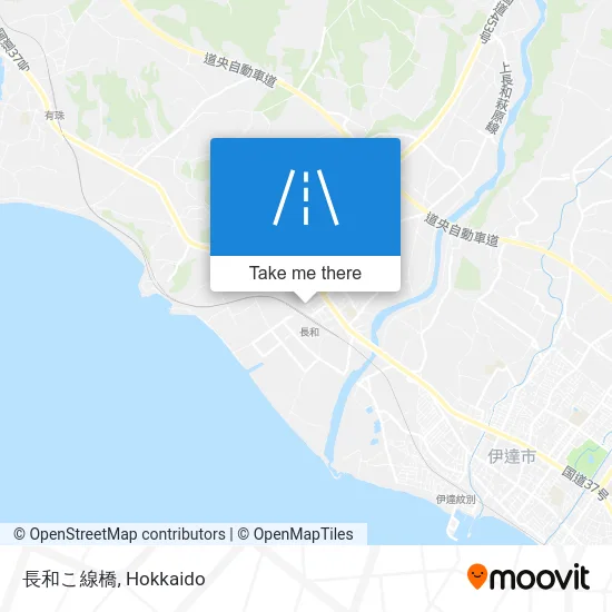 Nagawako Bridge map