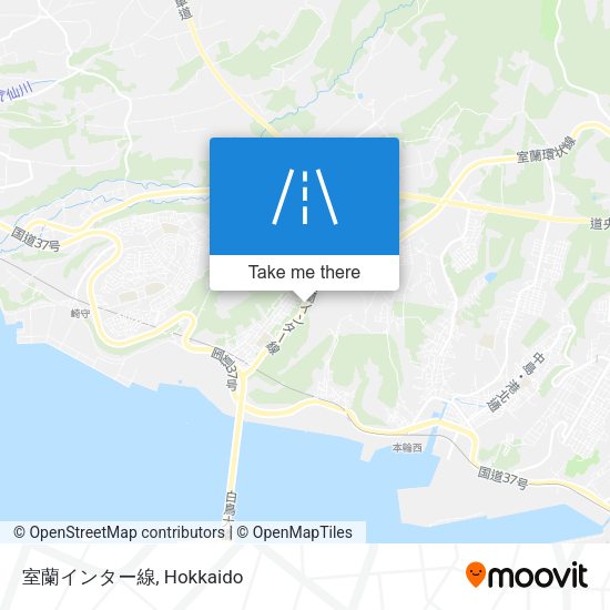 室蘭インター線 map