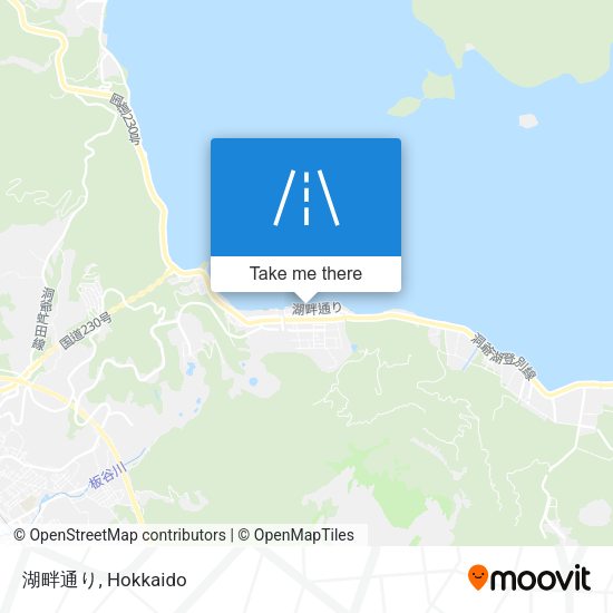 湖畔通り map