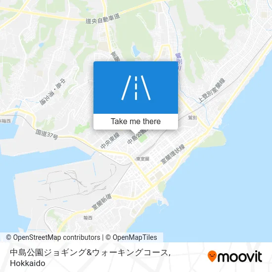 中島公園ジョギング&ウォーキングコース map