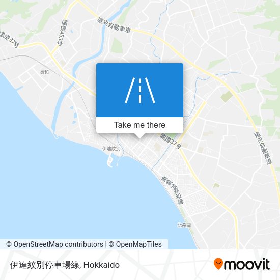 伊達紋別停車場線 map