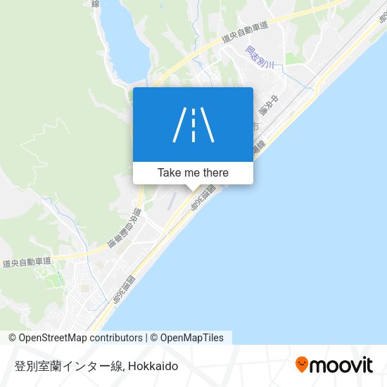 登別室蘭インター線 map