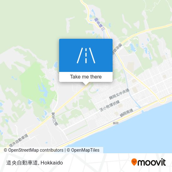 道央自動車道 map