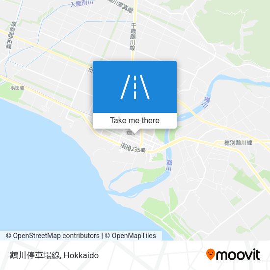 鵡川停車場線 map
