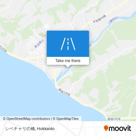 シベチャリの橋 map