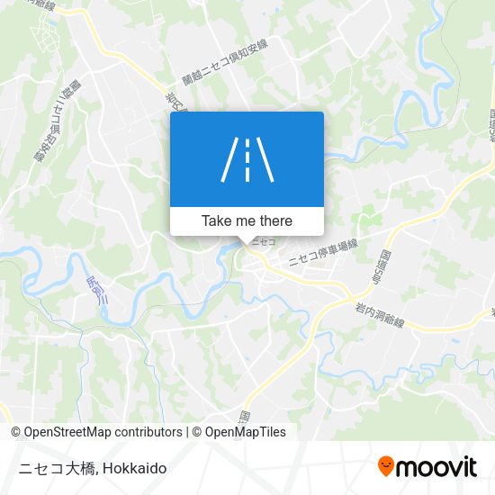 ニセコ大橋 map