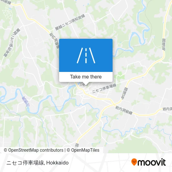 ニセコ停車場線 map