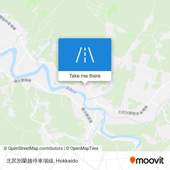 北尻別蘭越停車場線 map