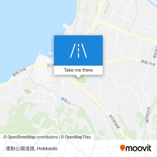 運動公園道路 map