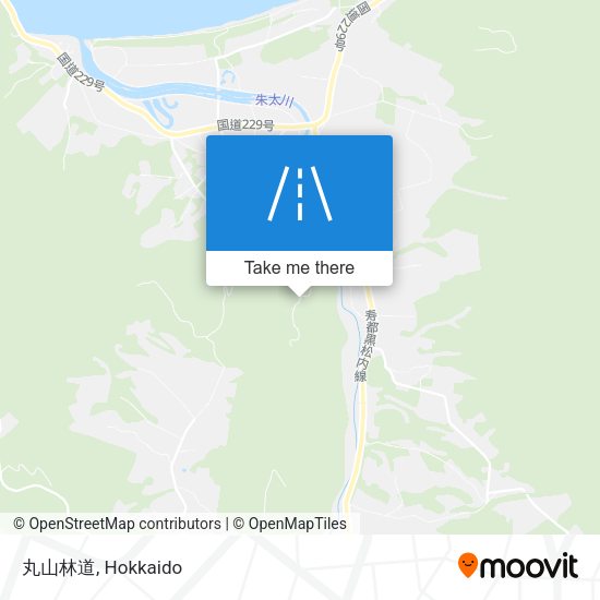 丸山林道 map