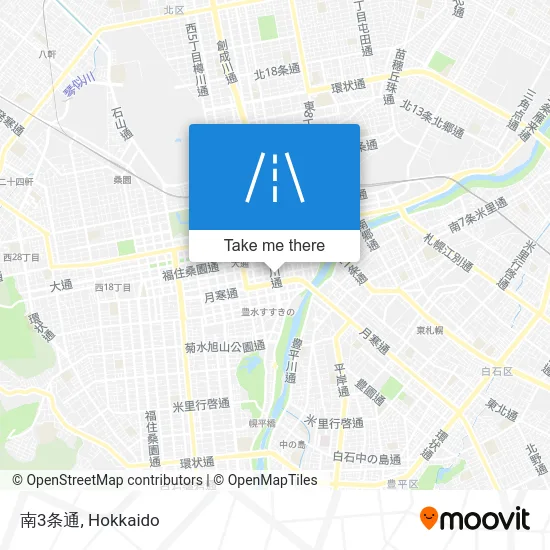 南3条通 map