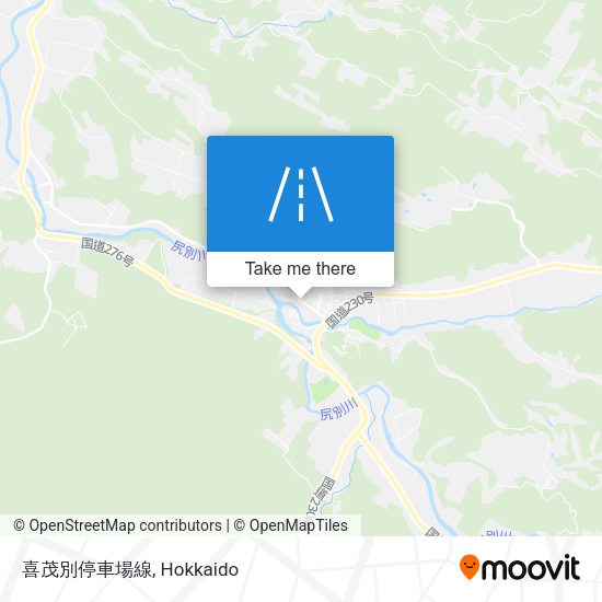 喜茂別停車場線 map
