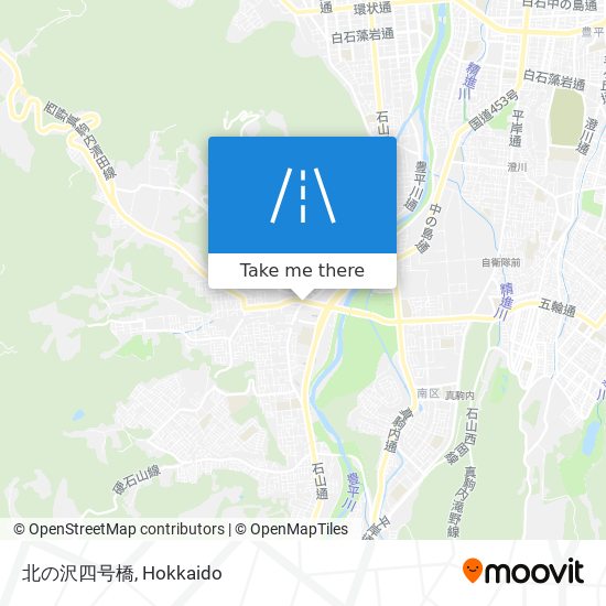 北の沢四号橋 map