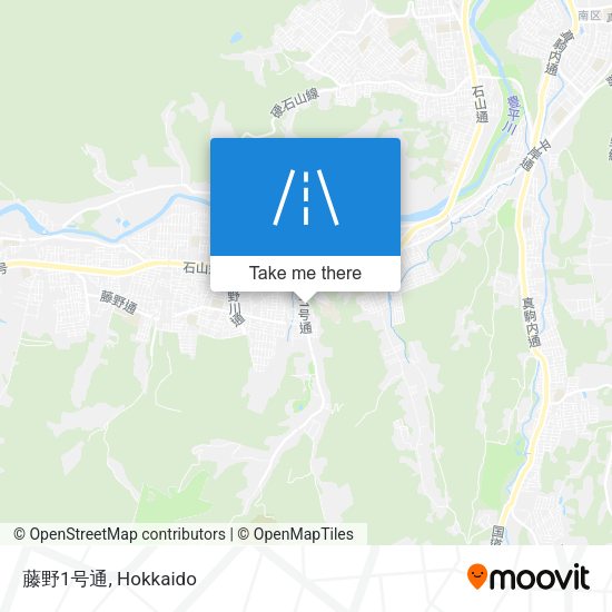 藤野1号通 map