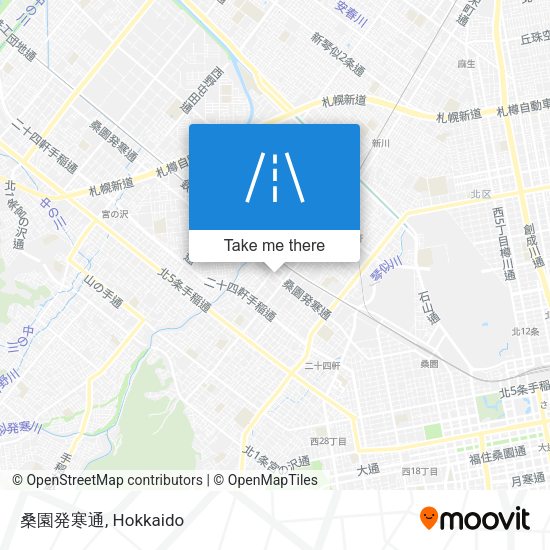 桑園発寒通 map