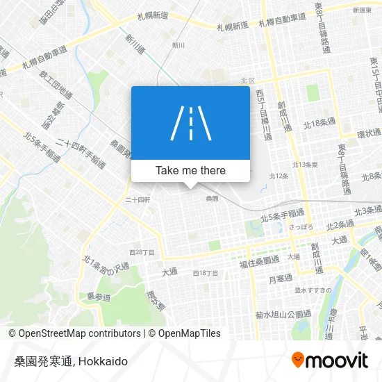 桑園発寒通 map