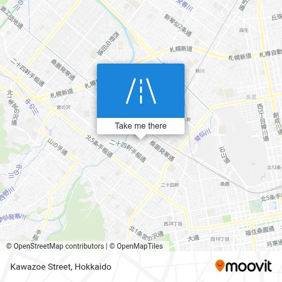 Kawazoe Street map