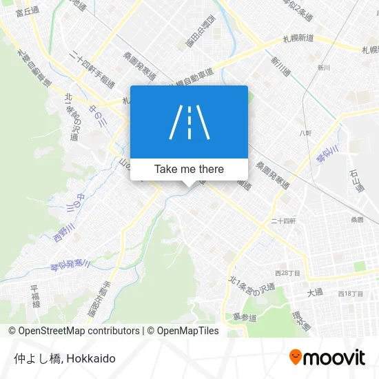 Friendship Bridge map