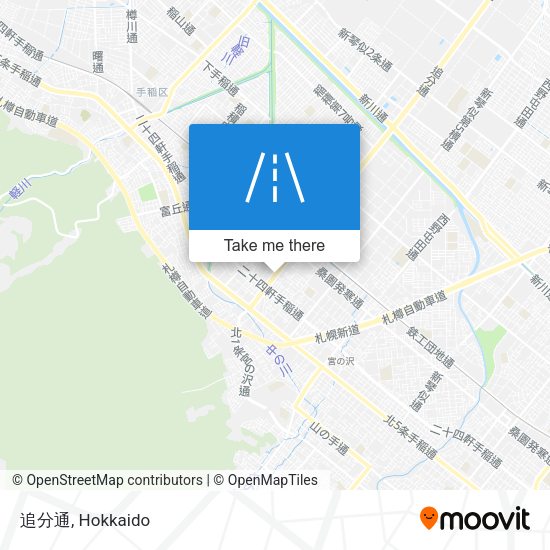 追分通 map