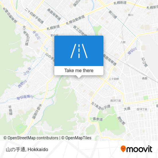 山の手通 map