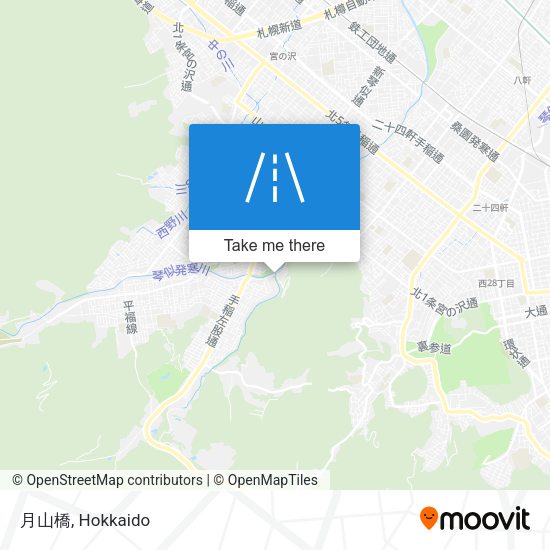 月山橋 map