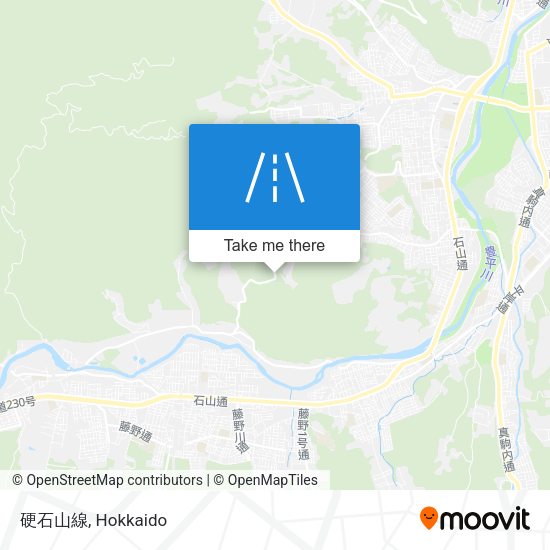 硬石山線 map