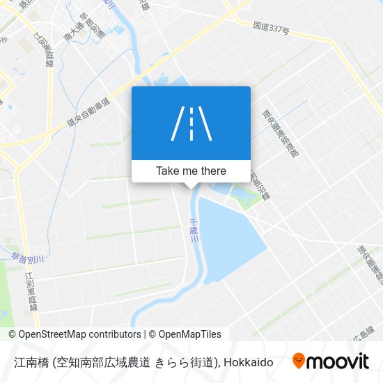 江南橋 (空知南部広域農道 きらら街道) map