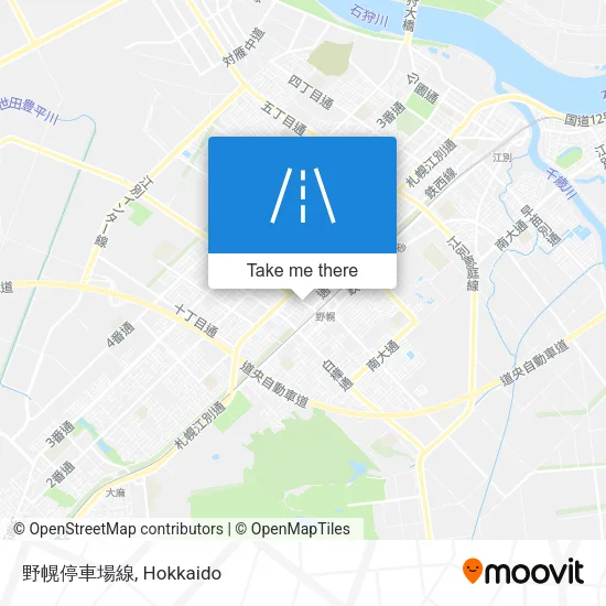 Nopporo Station Line map