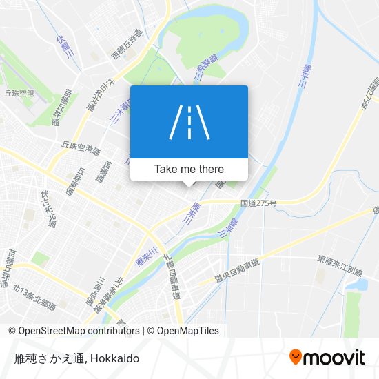 雁穂さかえ通 map