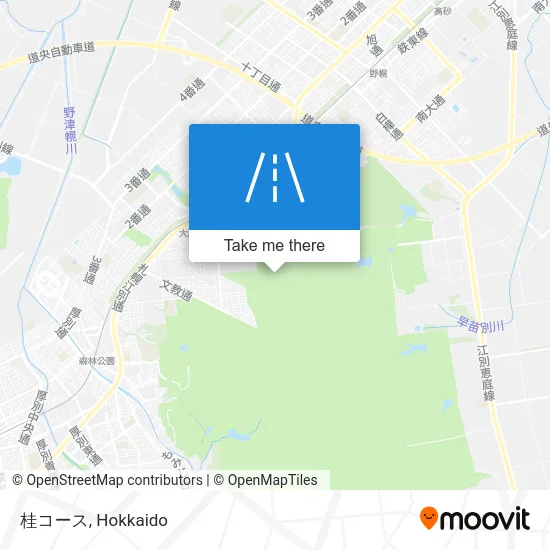 桂コース map